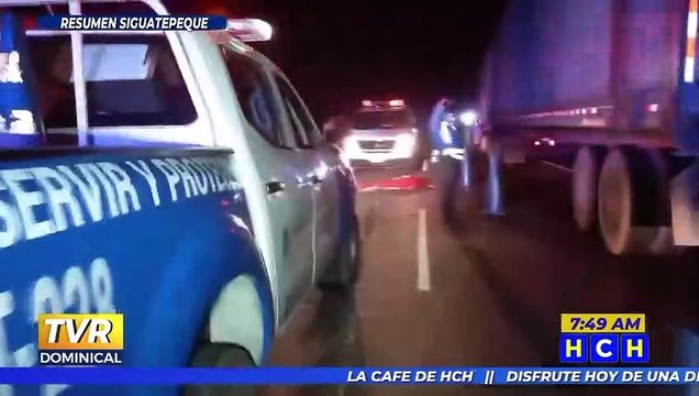 ¡Lamentable! Dos personas, pierden la vida en fatal accidente de tránsito en El Rosario, Comayagua