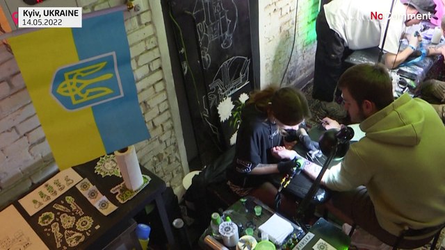 Under the skin: Ukrainians embrace tattoos amid patriotic outpouring