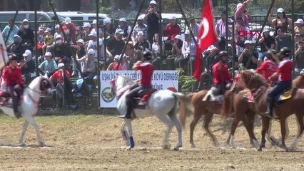 KAĞITHANE'DE 2 YILIN ARDINDAN ATLI CİRİT ŞENLİKLERİ YAPILDI