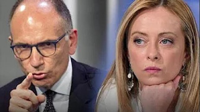 Enrico Letta e Giorgia Meloni: Siamo indietro sullo Ius soli , Vivete su un altro pi@neta