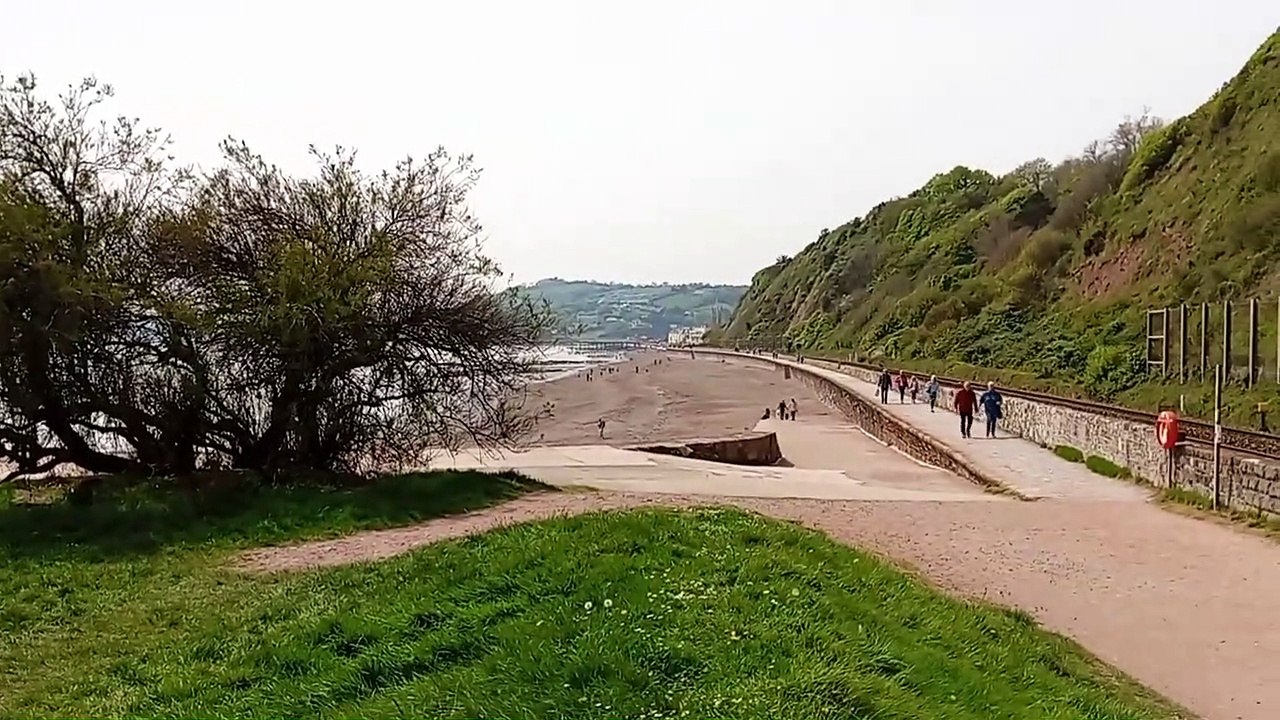 Teignmouth sea front Devon