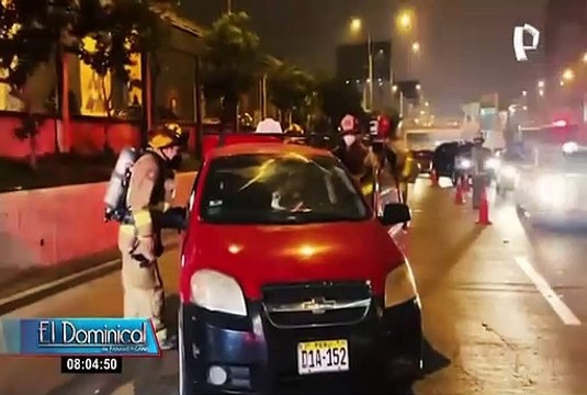 La Victoria: accidente vehicular en la Vía Expresa deja tres heridos esta madrugada