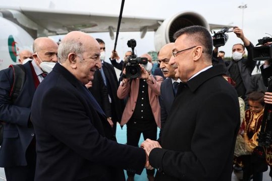 Cezayir Demokratik Halk Cumhuriyeti Cumhurbaşkanı Tebbun, Ankara'da