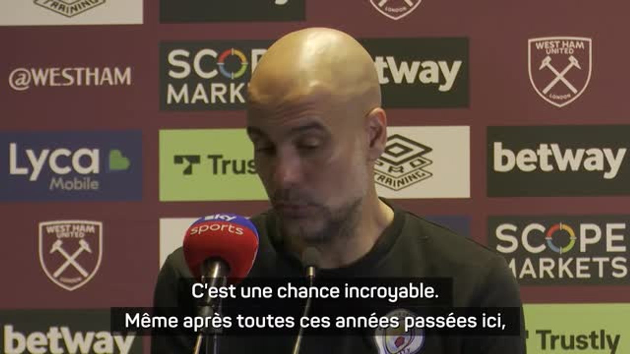 37e j. - Guardiola : "C'est un immense privilège qui nous attend"
