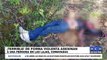 ¡A machetazos! Asesinan a un joven en Las Lajas, Comayagua