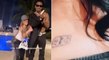 Keyshia Cole gets Antonio Brown's name tattooed on her lower back