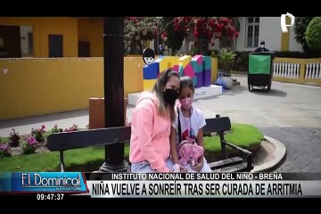 INSN-Breña: niña vuelve a sonreír tras ser curada de arritmia