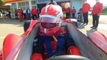 Charles Leclerc Drives Gilles Villeneuve's Ferrari 312T