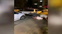 Bursa'da yanındaki kadını darp eden erkek, çevredekiler tarafından dövüldü