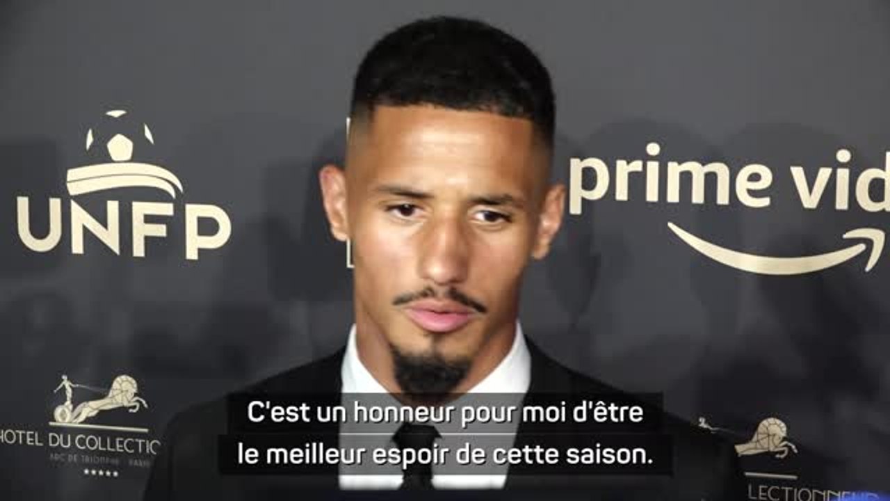 Trophées UNFP - Saliba : "Honoré de remporter ce trophée de meilleur espoir"