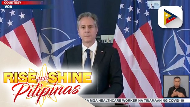 US Sec. of State Antony Blinken at Ukraine Foreign Minister Dmytro Kuleba, nagpulong hinggil sa planong dagdag na armas