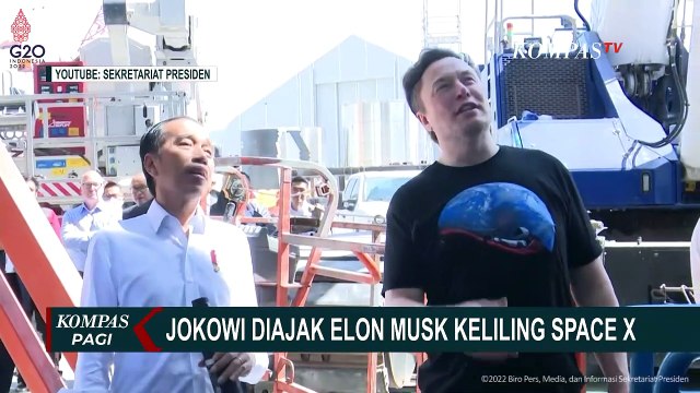 Jokowi Diajak Keliling Space X Hingga Rencana Kedatangan Elon Musk ke Indonesia pada November Nanti!