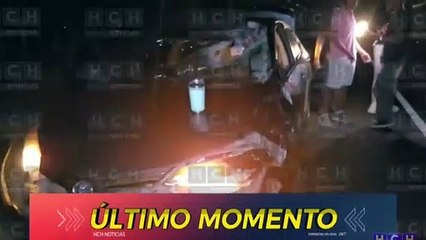Aparatoso accidente de tránsito en Telica, Olancho deja a un semoviente sin vida