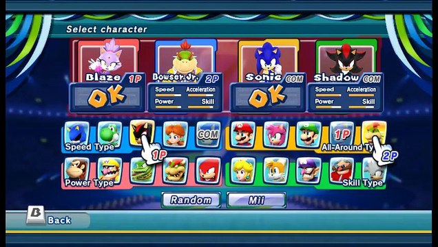 Mario & Sonic aux Jeux Olympiques d'Hiver online multiplayer - wii