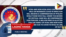 Higit P1-B pondo para sa compensation ng health care workers na tinamaan ng COVID-19, inilabas na ng DBM