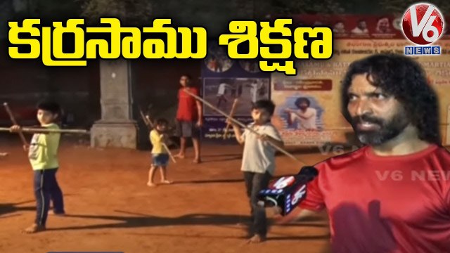 Special Story On Karra Samu Summer Camp Training At Ravindra Bharathi _ Hyderabad _ V6 News