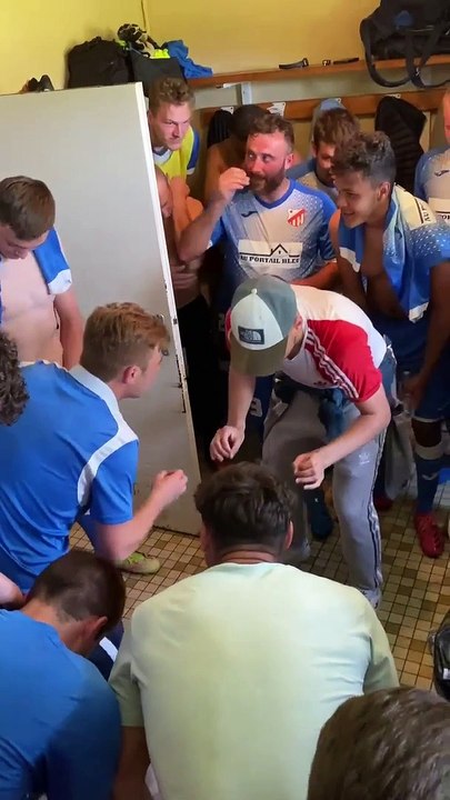 Célébration Victoire ! ES Tourville 2 / FC Fréville Bouville (championnat D1 groupe A le 15/05/2022)