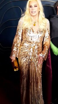 Susana Giménez en la alfombra roja de los Premios Marín Fierro 2022