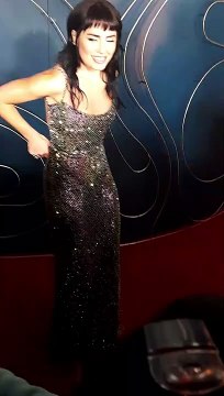 Lali Espósito en la alfombra roja de los Premios Martín Fierro 2022