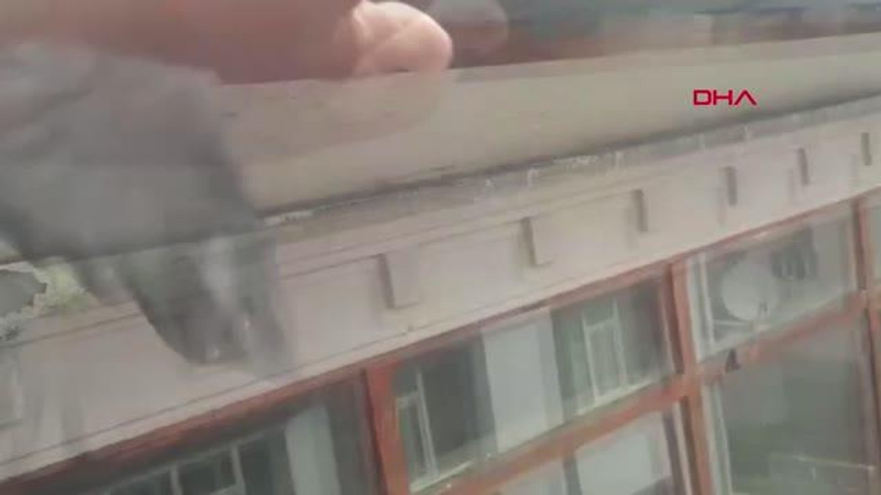 IĞDIR'DA AYAĞINA İP DOLANAN GÜVERCİN KURTARILDI