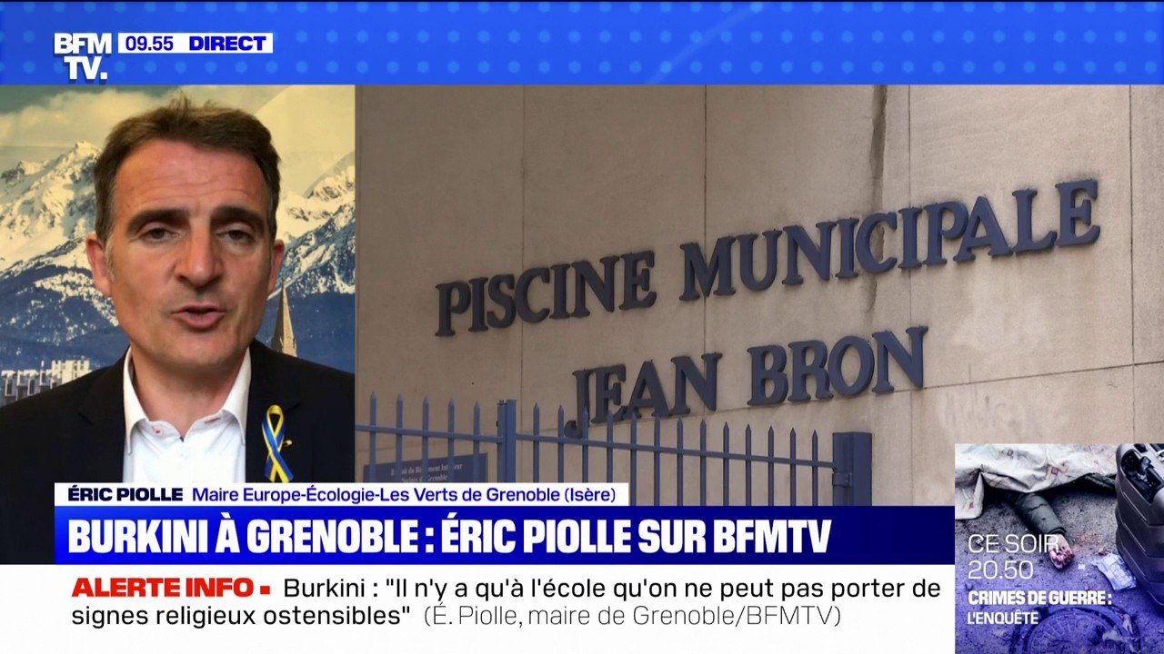 Burkini à Grenoble: Eric Piolle affirme que 70% des élus de la majorité sont "pour le changement de règlement"