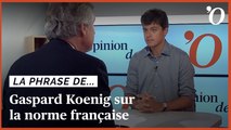 Gaspard Koenig (Simple): «Plus les gens sont loin des centres de pouvoir, plus ils pâtissent de la norme française»