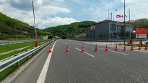 Bolu Dağı Tüneli'nin İstanbul yönü trafiğe kapatıldı