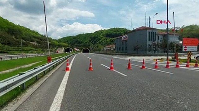 Bolu Dağı Tüneli'nin İstanbul yönü trafiğe kapatıldı