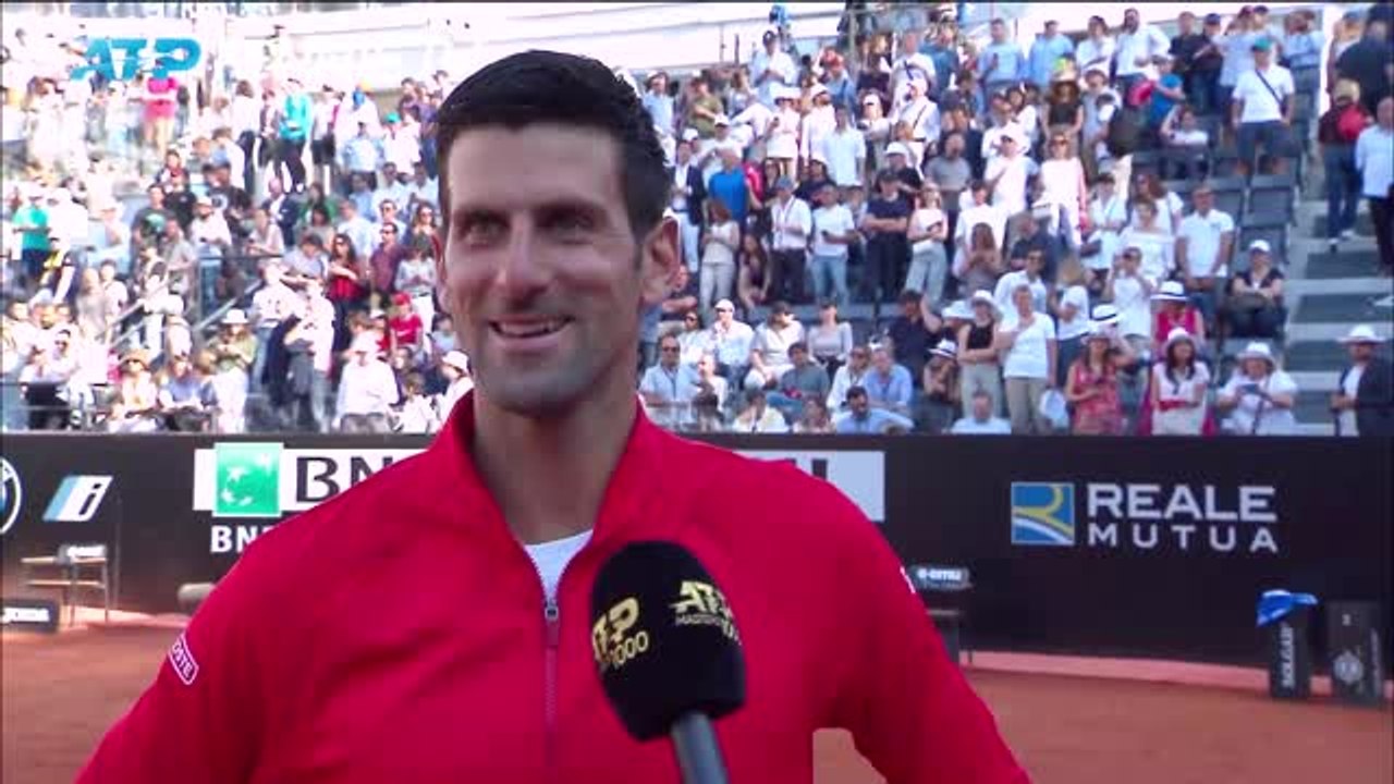 Djokovic sieht sich nach rom-triumph in topform