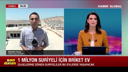 Ülkelerine dönen Suriyeliler bu evlerde yaşayacak