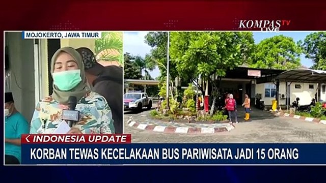 Korban Tewas Akibat Kecelakaan Bus Pariwisata di Tol Mojokerto Jadi 14 Orang