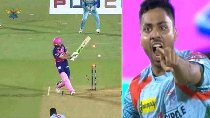 Avesh Khan ಬೆಂಕಿ ಬೌಲಿಂಗ್ ಗೆ ಕಳಪೆ ಮಟ್ಟದಲ್ಲಿ ಔಟಾದ ಜೋಸ್ ಬಟ್ಲರ್:ವೈರಲ್ ವಿಡಿಯೋ | Oneindia Kannada