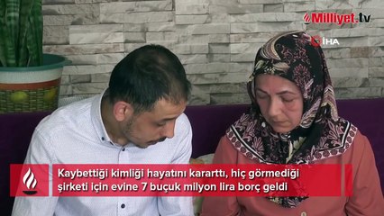 Kaybettiği kimliği hayatını kararttı