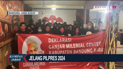 Kaum Milenial Deklarasi Dukung Ganjar Di Lima Lokasi Di Jabar