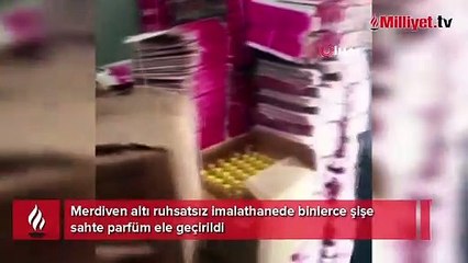 Bağcılar'da sahte parfüm ve güneş kremi operasyonu