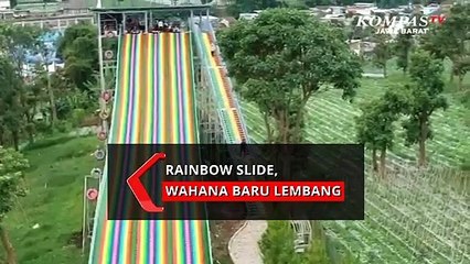 Rainbow Slide, wahana baru untuk tarik wisatawan ke Lembang