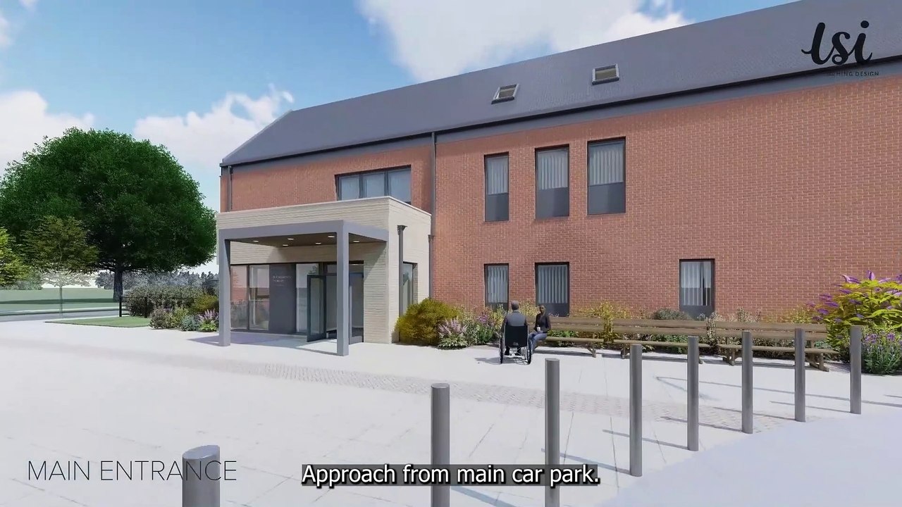 New St Catherine's Hospice Flythough