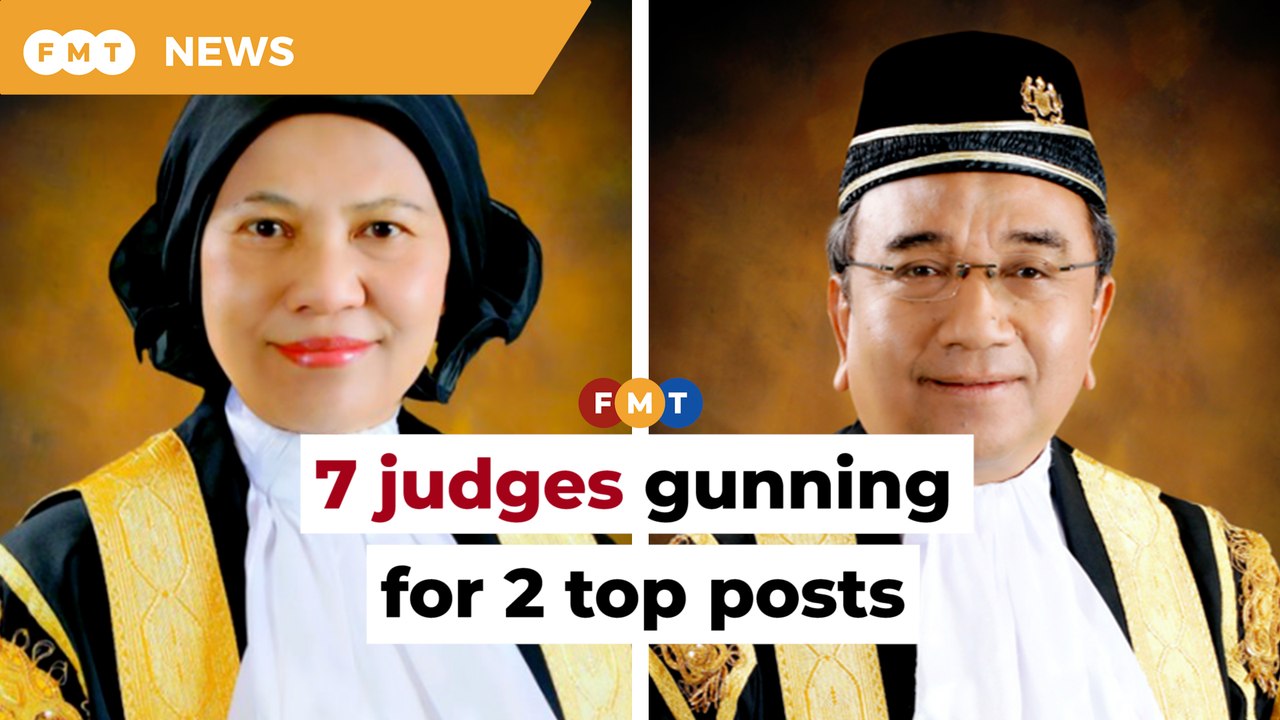7 judges in the running for 2 top posts