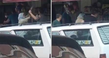 Güngören’de bir baba oğlunu ekmek bıçağıyla kovaladı