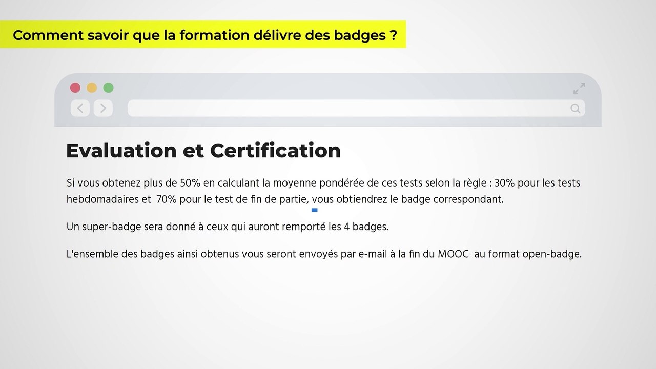 All about the badges on FUN-MOOC