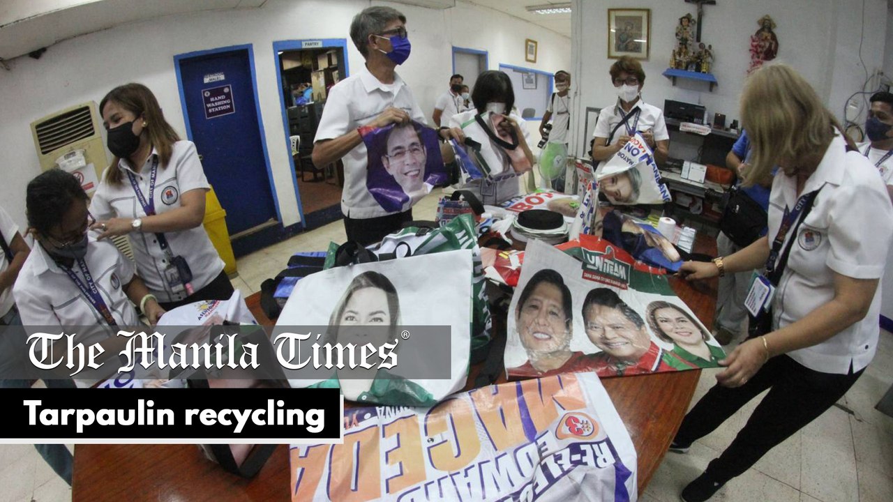 Tarpaulin recycling