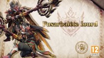 Monster Hunter Rise : Sunbreak -  Fusarbalète lourd (nouvelles attaques lien de soie)