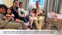Las primeras imágenes publicadas por Georgina Rodríguez con su hija recién nacid