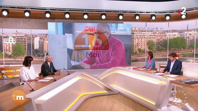 Thomas Sotto donne des nouvelles de Nikos Aliagas dans Télé Matin , sur France 2