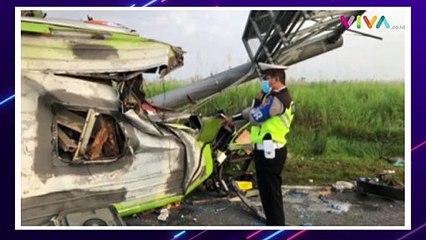 Penyebab Kecelakaan Maut Bus Wisata di Tol  Mojokerto