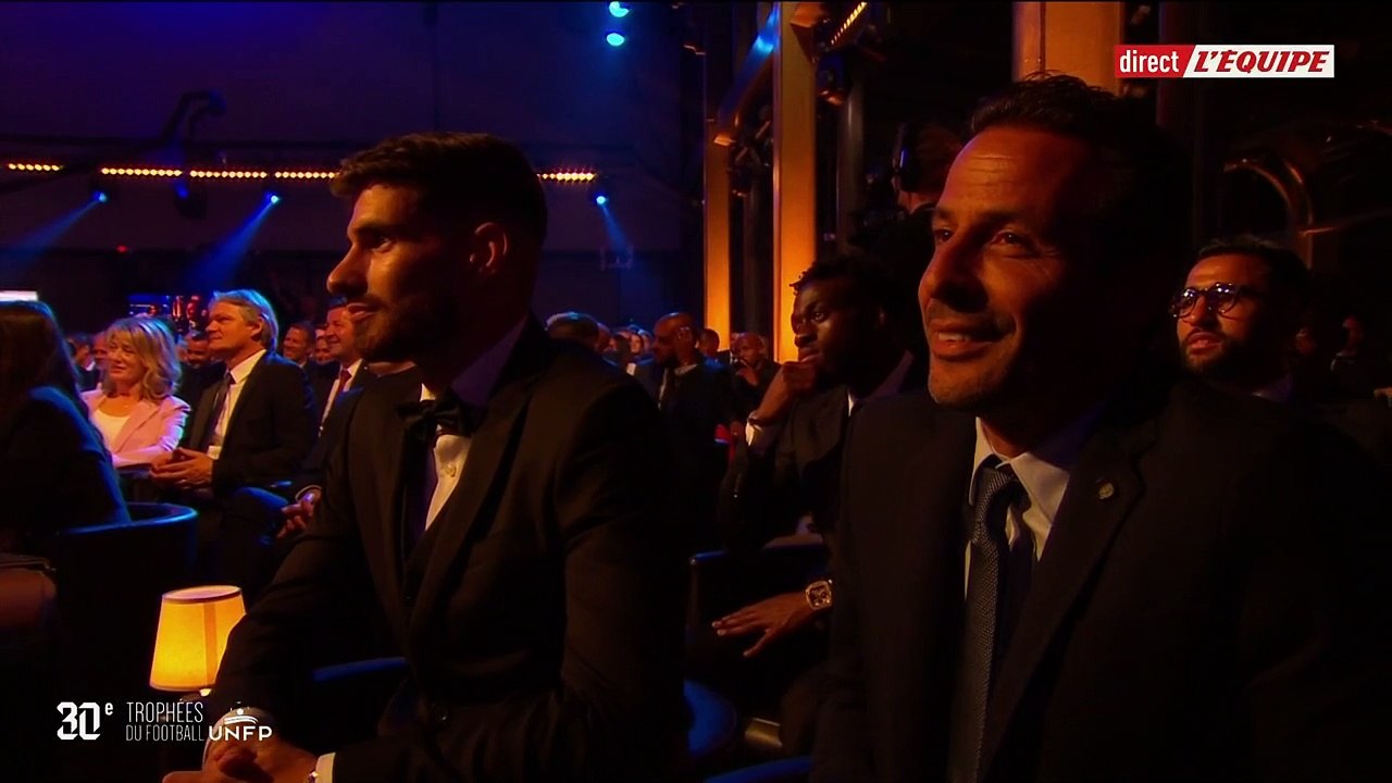 Adil Rami à la cérémonie des Trophées UNFP.