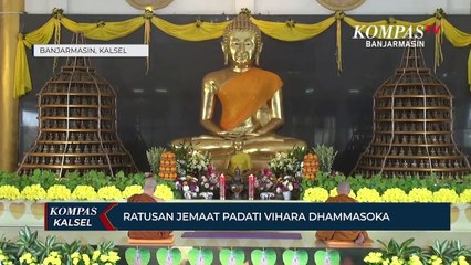 Ratusan Jemaat Padati Vihara Dhammasoka, Sambut Perayaan Waisak Setelah Dua Tahun Digelar Online