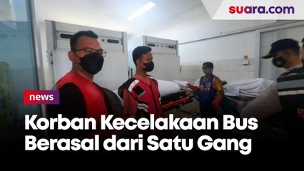 Seluruh Korban Kecelakaan Bus PO Ardiansyah Berasal dari Satu Gang di Kelurahan Benowo Surabaya