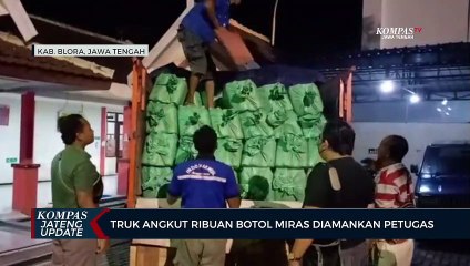 Truk Angkut Ribuan Botol Miras Diamankan Petugas