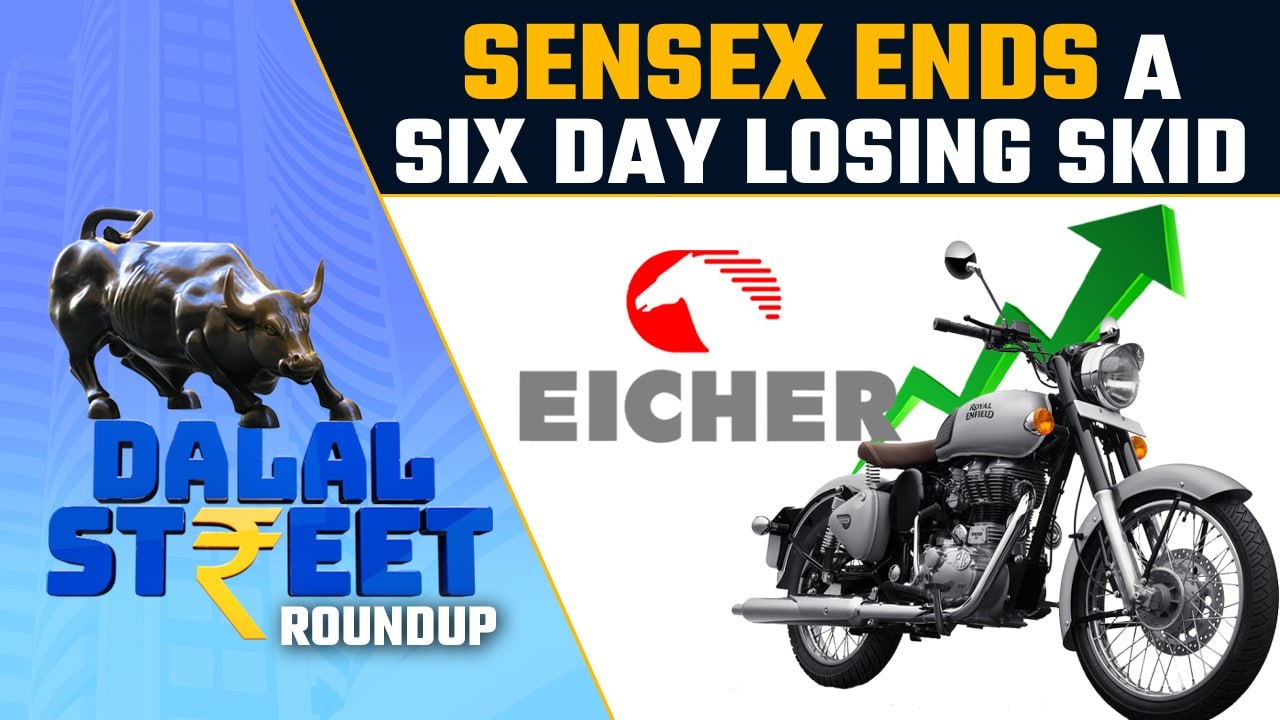 Stock Market: Sensex breaks 6-day losing streak, ends the higher supported by banks | Oneindia News
